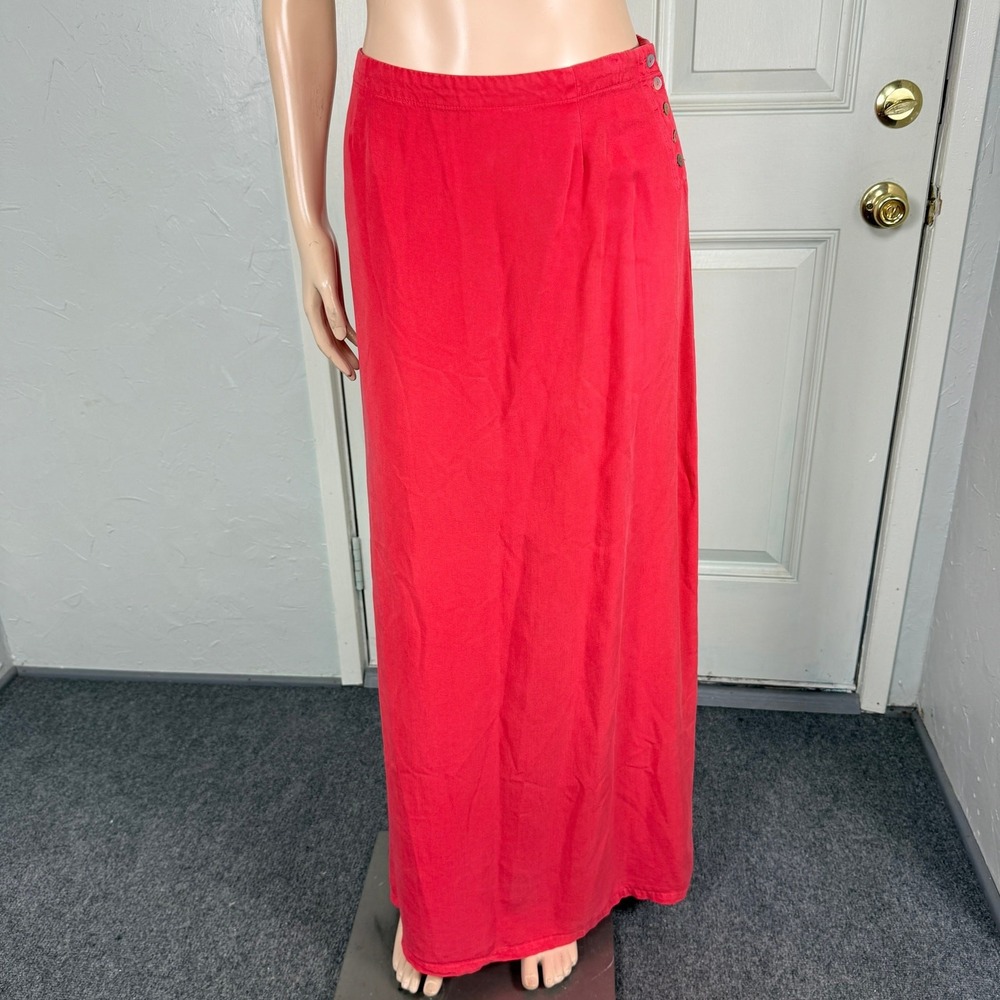 NEW Cut Loose Women's Skirt XL Tencel Pull on Casual Bohemian Maxi Tulip LL7